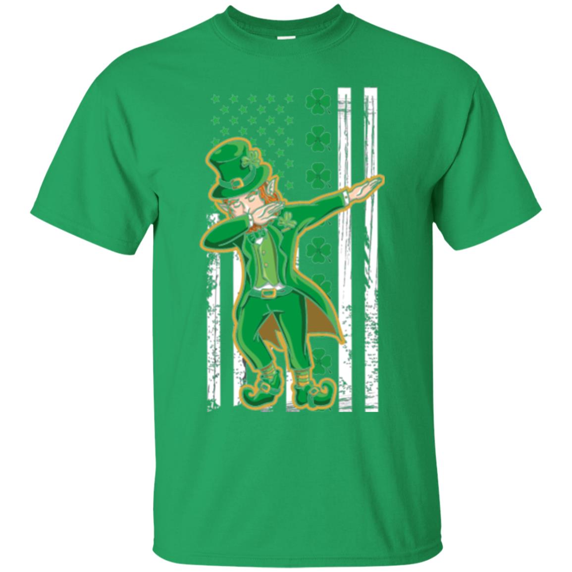 Dabbing Leprechaun St. Patrick's Day T-shirt Irish Green