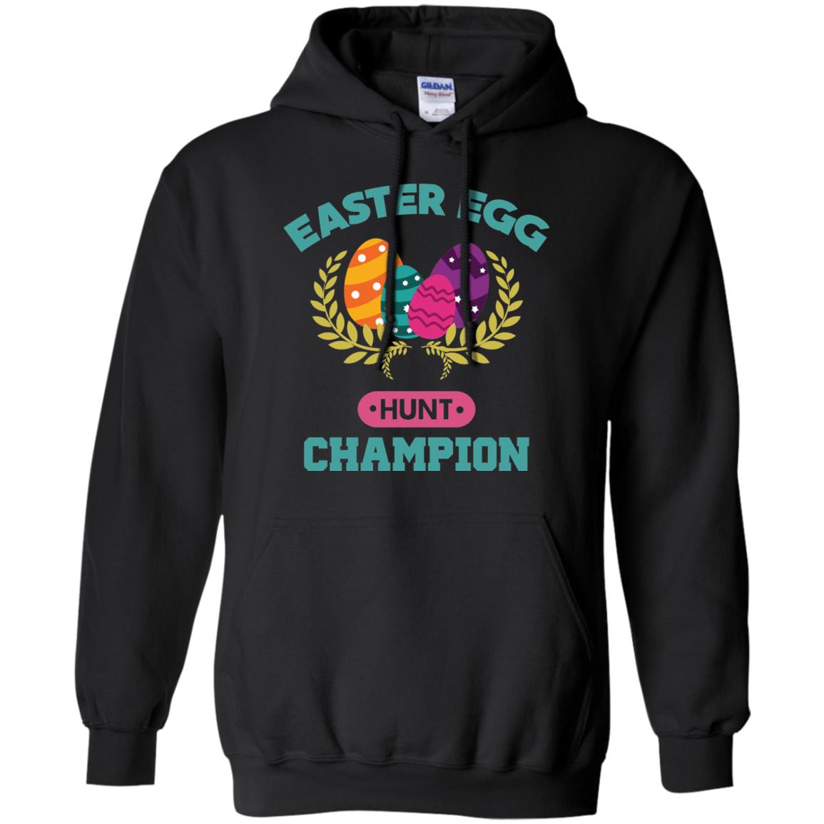 Easter Egg Hunt Champion Easter Day T-shirt Black
