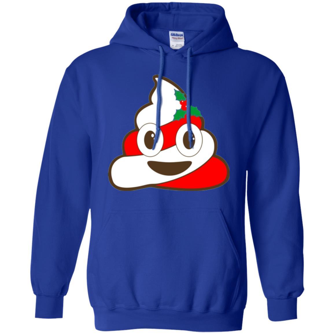 Funny Christmas T-shirt Poop Emojis Christmas Royal