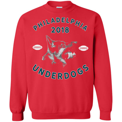 Dog Lover T-shirt Philly Philadelphia Underdogs Lii Game Day Red