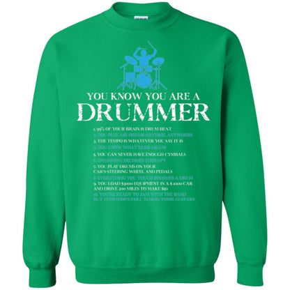 Drummer T-shirt You_re A Drummer Irish Green