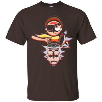 Film T-shirt Cartoon Lover Evil Morty Dark Chocolate