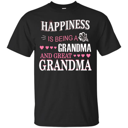 Happiness Is Being A Grandma And Great Grandma Black