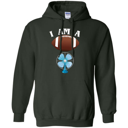 Football Lover T-shirt I Am A Football Fan Forest Green