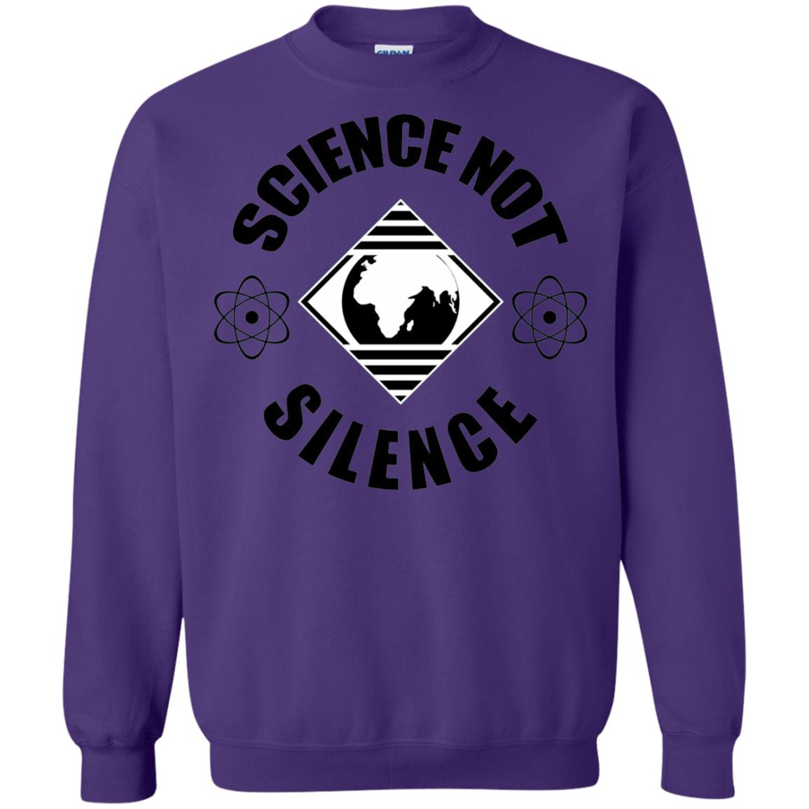 Scientist T-shirt Science Not Silence T-shirt Purple