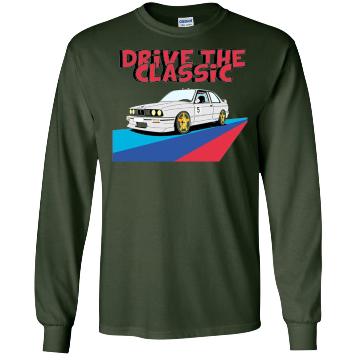 Classic Drive Vintage Collectors Bmw Lovers T-shirt Forest Green