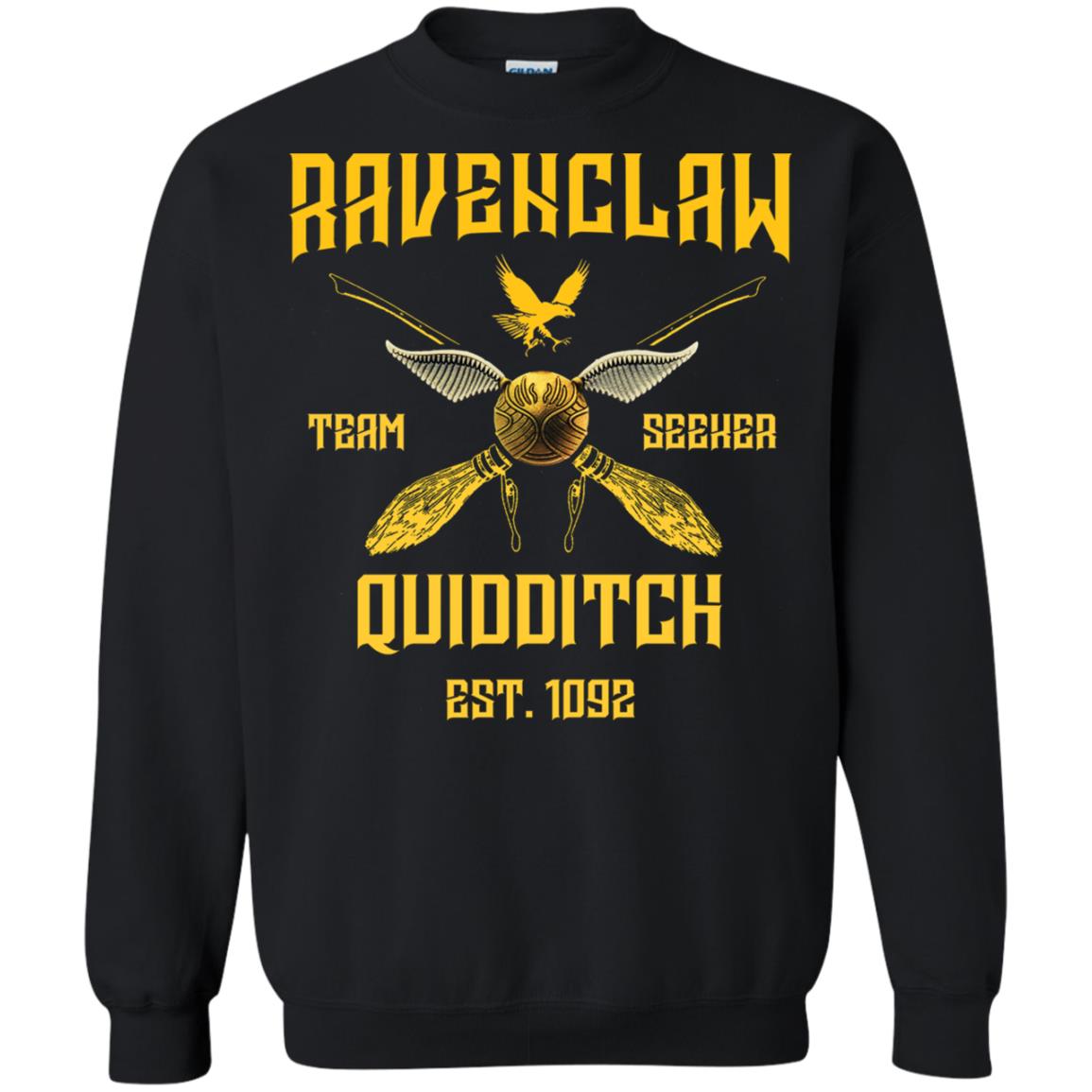 Ravenclaw Quiddith Team Seeker Est 1092 Harry Potter ShirtG180 Gildan Crewneck Pullover Sweatshirt 8 oz.