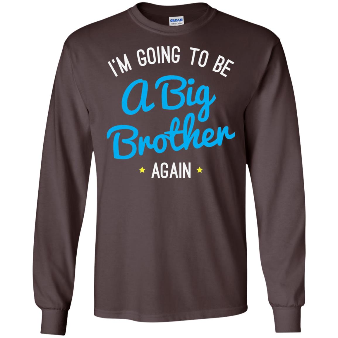 Big Brother Again T-shirt Happy New Baby Dark Chocolate