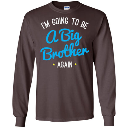 Big Brother Again T-shirt Happy New Baby Dark Chocolate