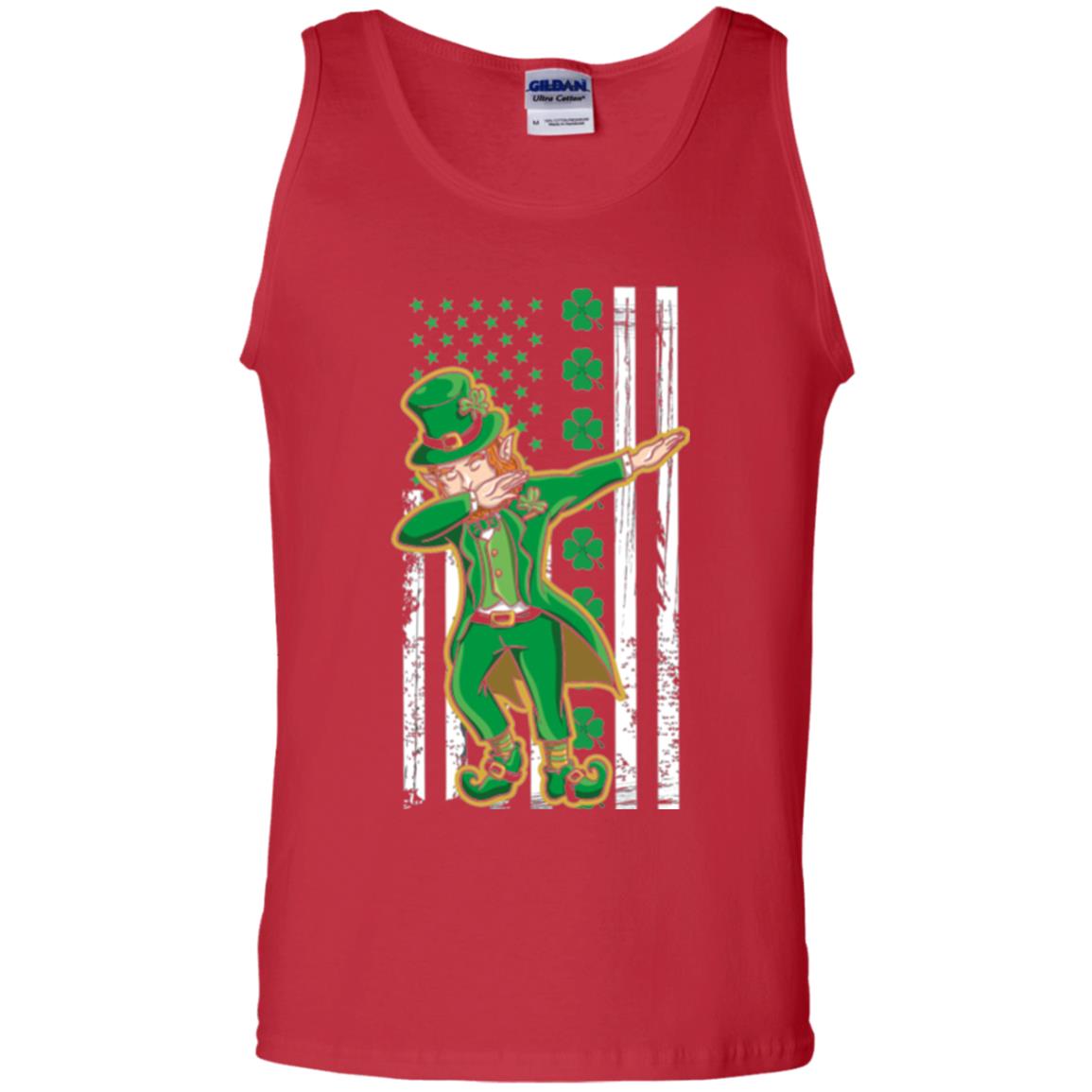 Dabbing Leprechaun St. Patrick's Day T-shirt Red