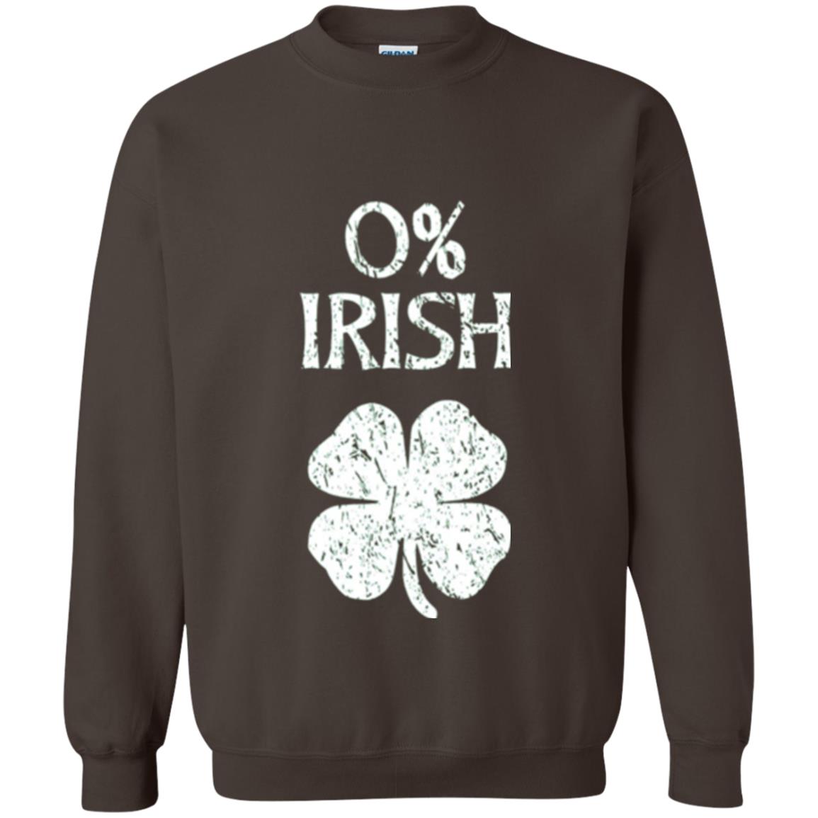 St. Patrick Day T-shirt Shamrocks 0_ Irish Vintage Dark Chocolate