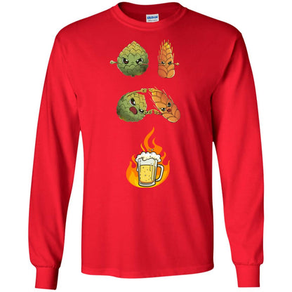Beer Lover T-shirt Beer Fusion Red
