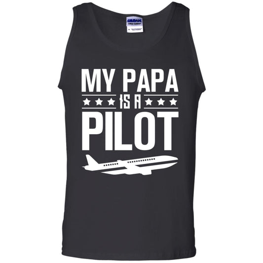 My Papa Is A Pilot Shirt Black