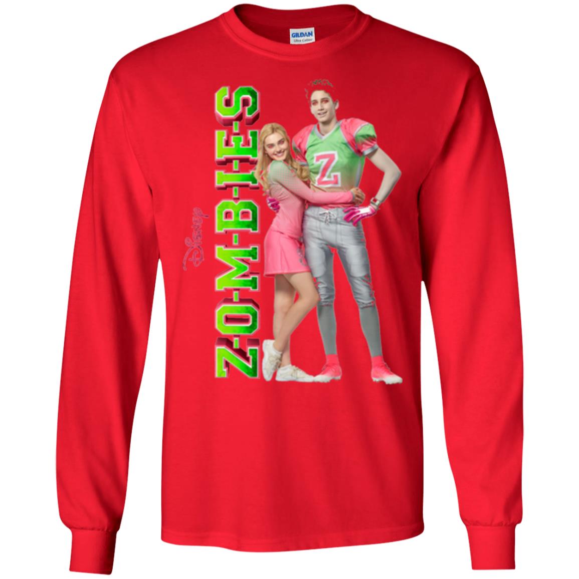 Zombies Cheer Football Lover T-shirt Red