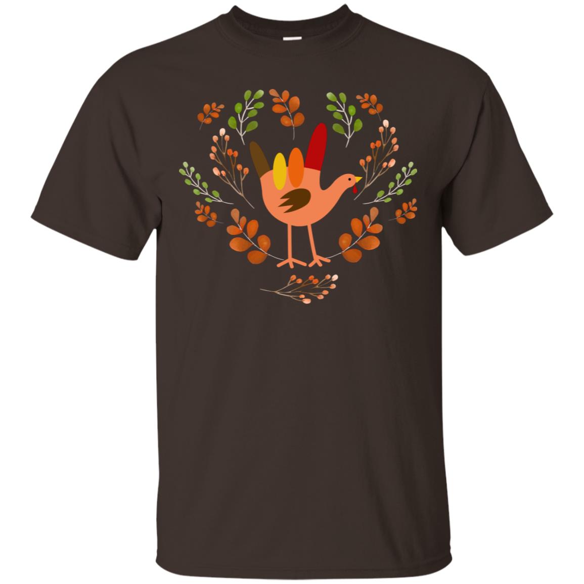 Rocknroll Sign Turkey Thanksgiving Gift Shirt For Mens Or Womens Dark Chocolate