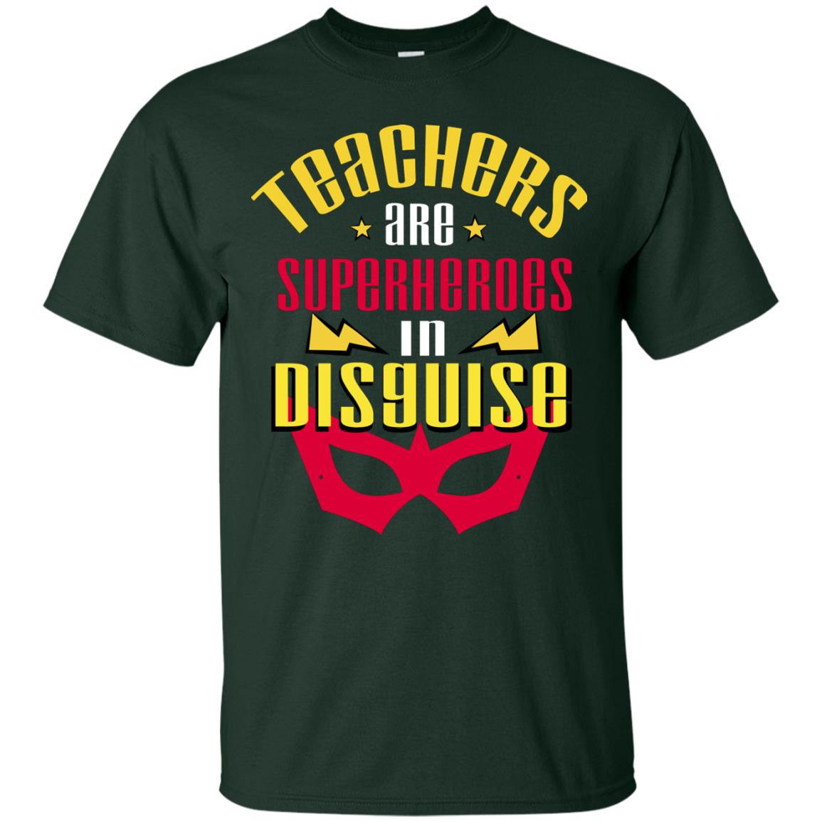 Teachers Are Superheroes In Disguise Movie Fan T-shirt Forest