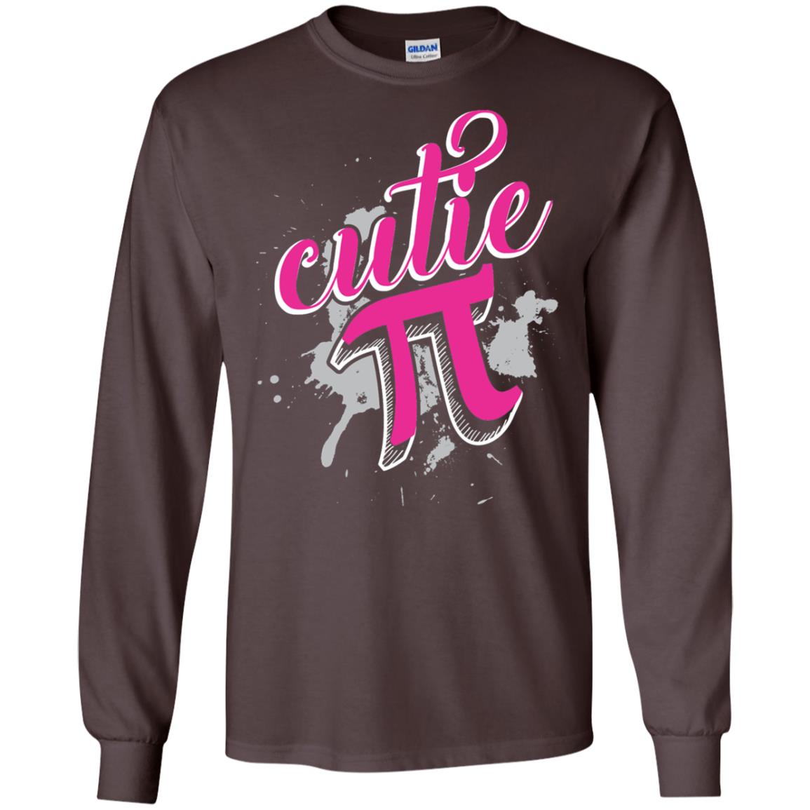 Cutie Pi Funny Math 3.14 Happy Pi Day T-shirt Dark Chocolate