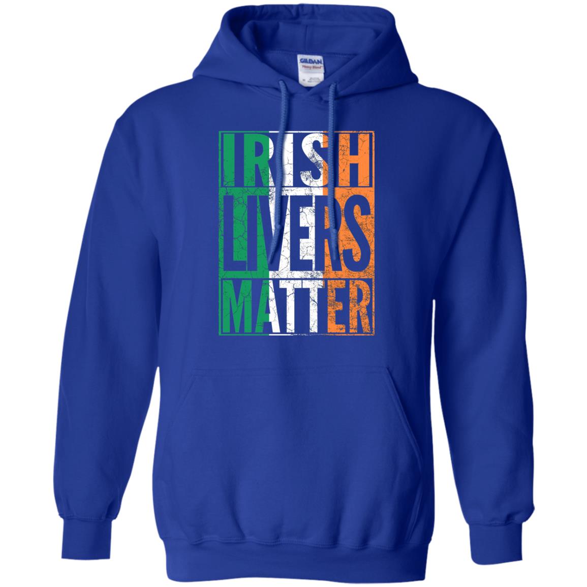 Irish Livers Matter St. Patrick_s Day T-shirt Royal