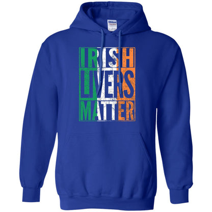 Irish Livers Matter St. Patrick_s Day T-shirt Royal