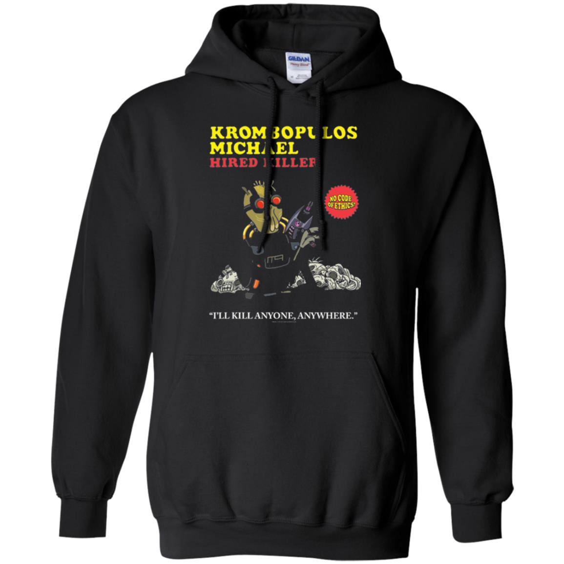 Film T-shirt Krombopulos Michael Hired Killer Black