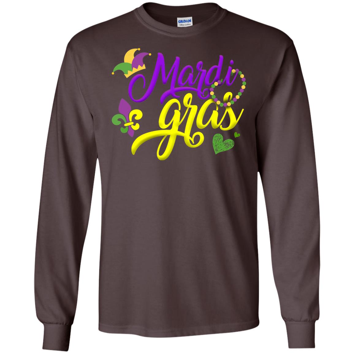 Mardi Gras 2018 T-shirt Dark Chocolate