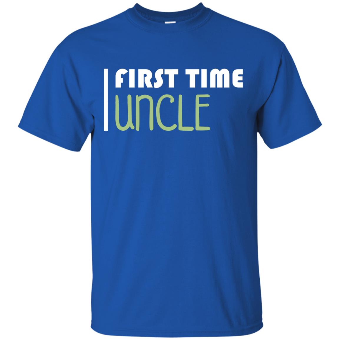 First Time Uncle New Uncle Shirt Royal
