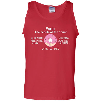 Fact The Middle Of The Donut Zero Calories Shirt Red