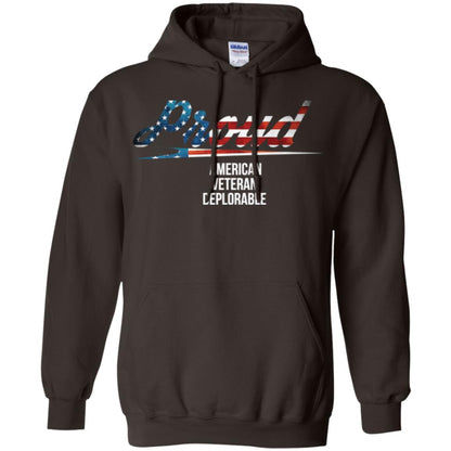 Veteran T-shirt Proud American Veteran Deplorable Dark Chocolate