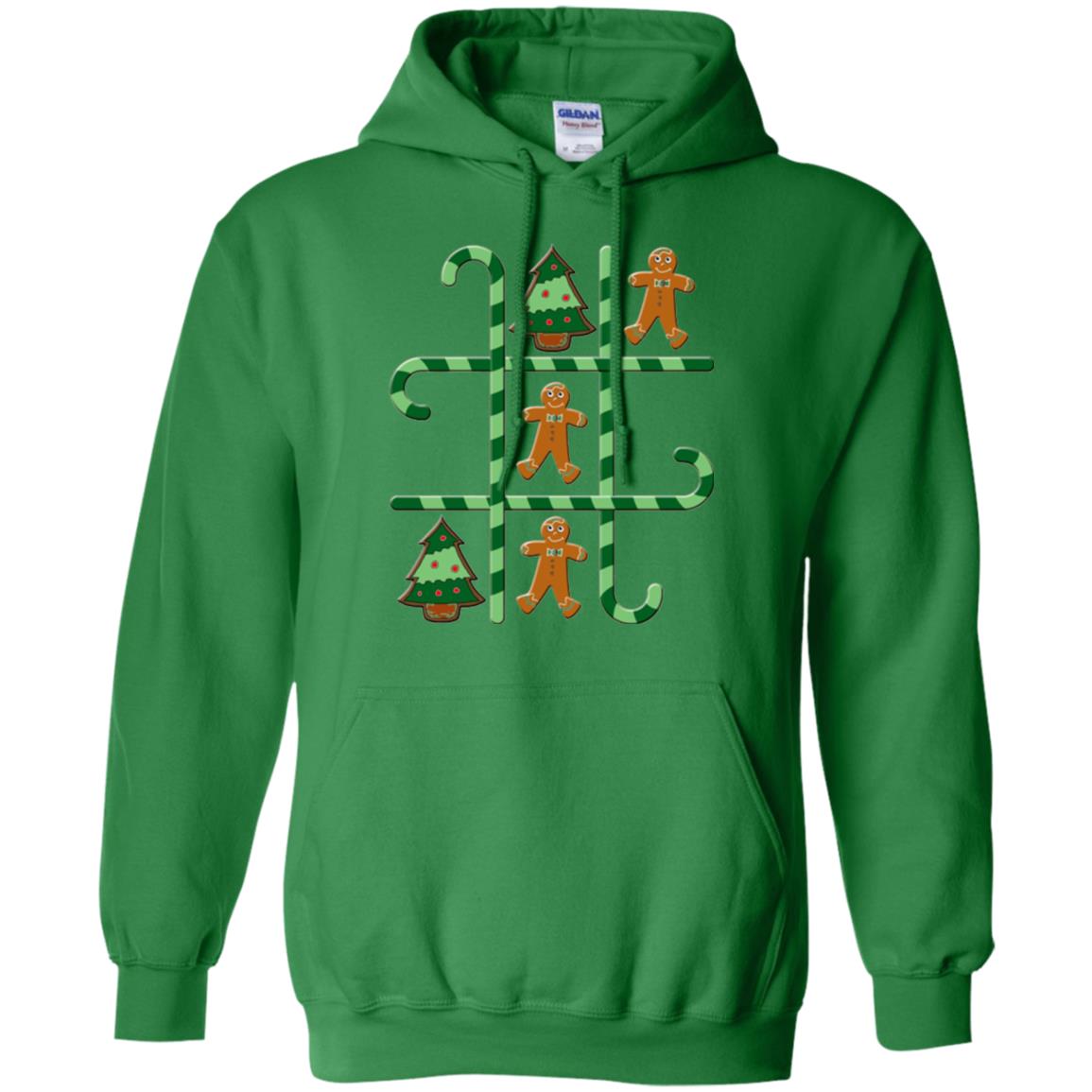 Christmas T-shirt Tic Tac Toe Board Game Irish Green