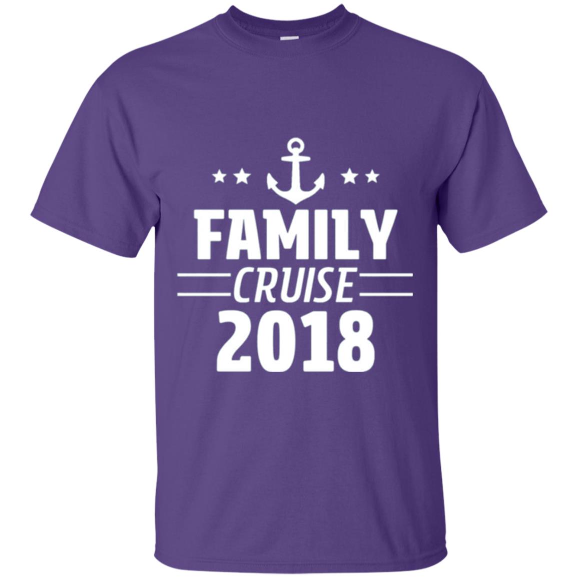 Family Cruise Vacation 2018 T-shirt Purple