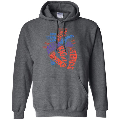 Anatomical Heart T-shirt Dark Heather