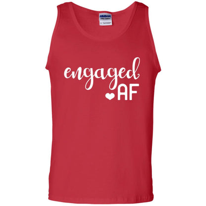 Fiance Engagement Party Womens Engaged Af T-shirt Red