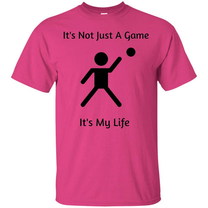 Basketball Shirt Its Not Just A Game Its My Life Heliconia