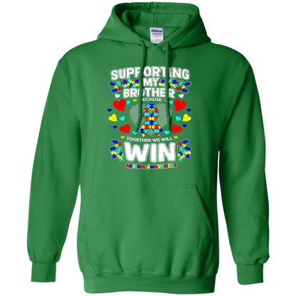 Autism Awareness Shirts For Supporting My Brother Irish Green