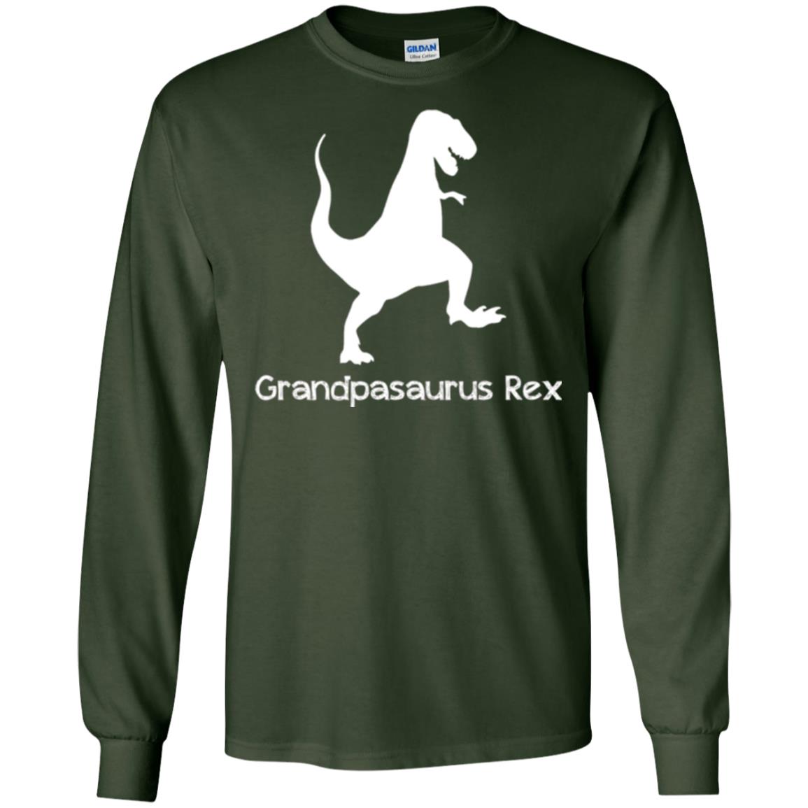 Family T-shirt Granpasaurus Rex Forest Green