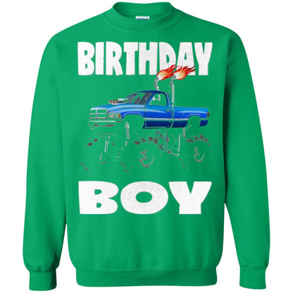 Monster Truck T-shirt Birthday Boy Vintage Irish Green