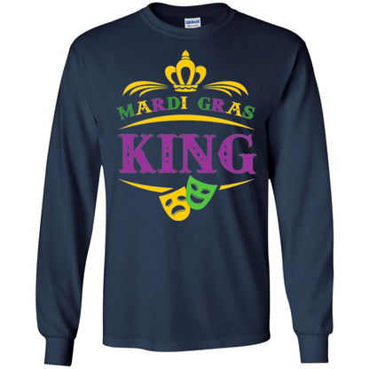 Mardi Gras King Gift T-shirt Navy