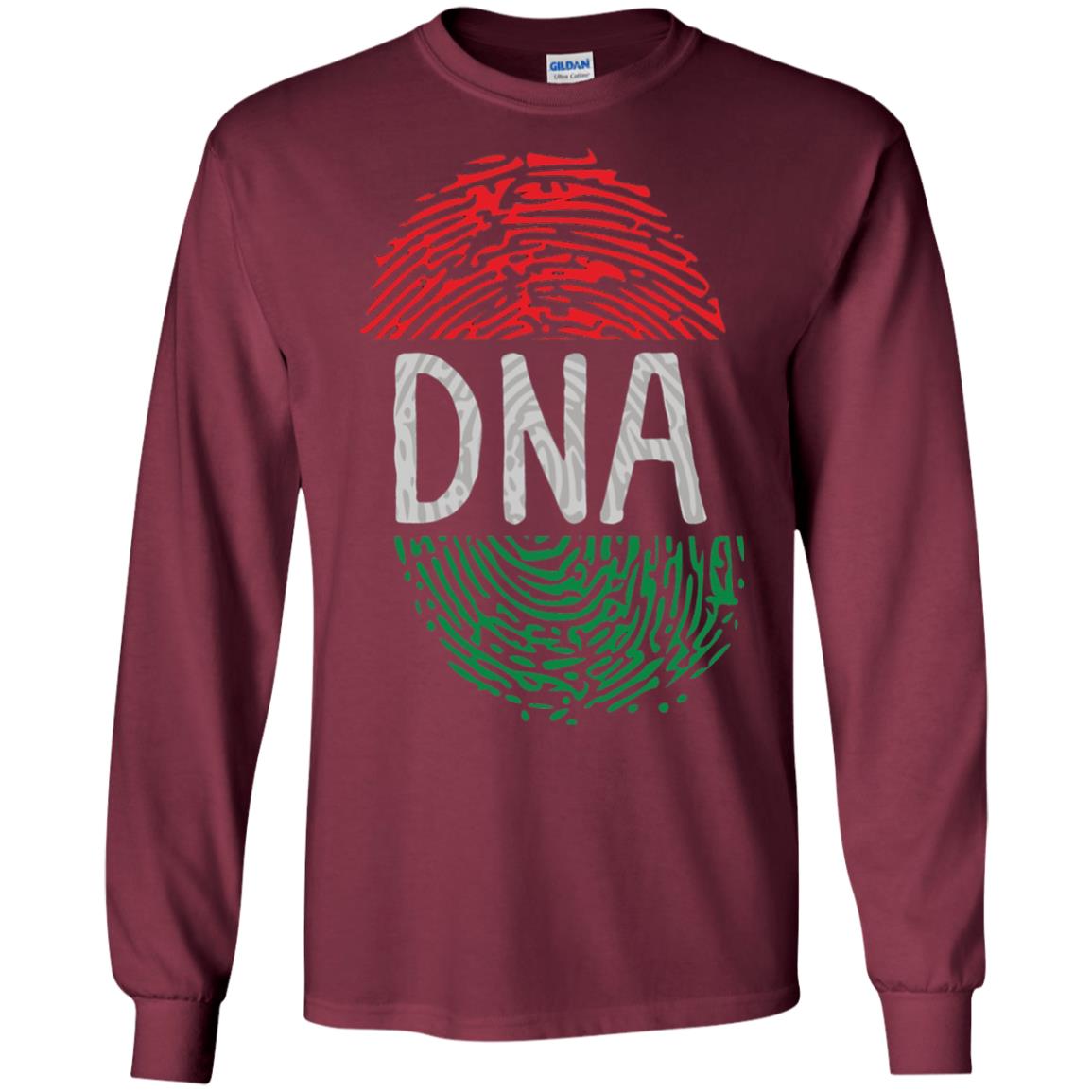Flag Thumb Fingerprint Roots Proud Africa Dna T-shirt Maroon