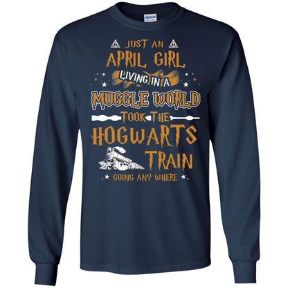 Just An April Girl Living In A Muggle World Took The Hogwarts Train Going Any Where Navy