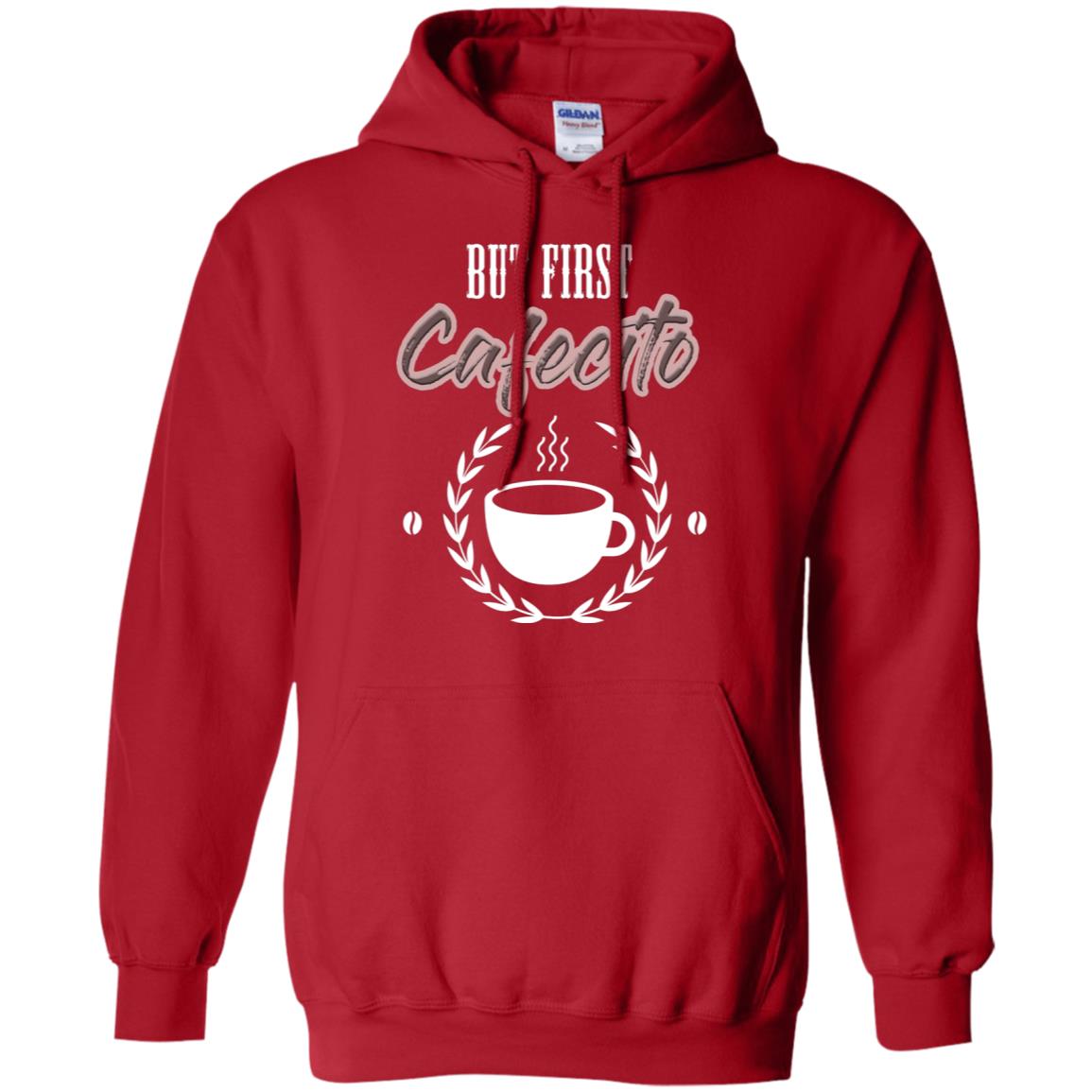 But First Cafecito Coffee Gift Shirt For Mens Or Womens Red