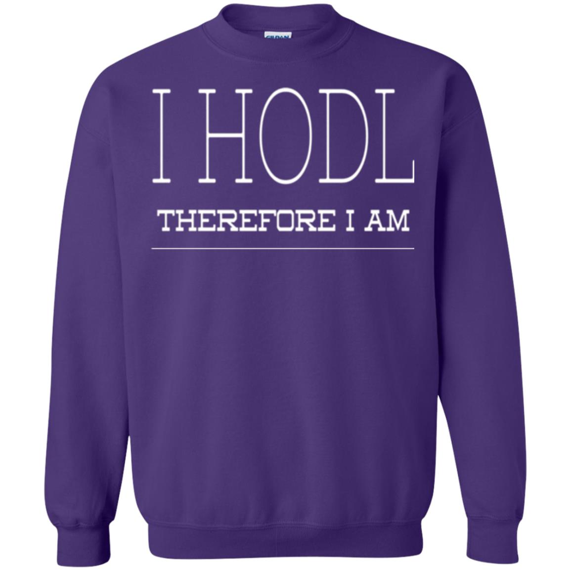 I Hodl Therefore I Am T-shirt Purple
