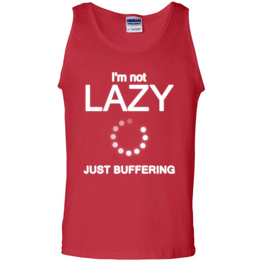 Im Not Lazy Just Buffering Shirt Red