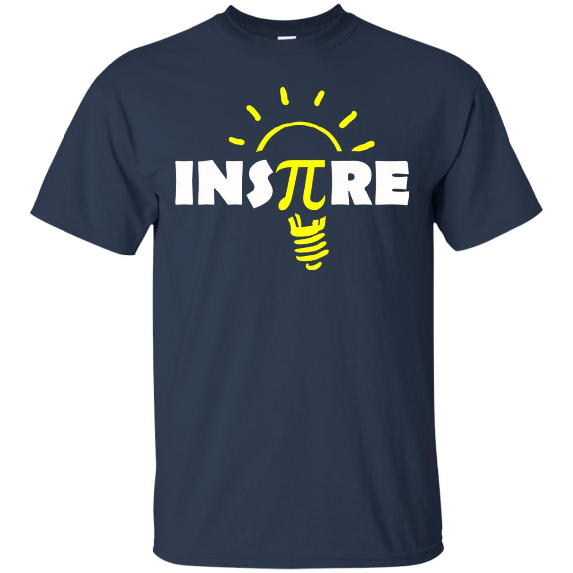 Inspire Light Bulb Cool Gift Shirt Navy