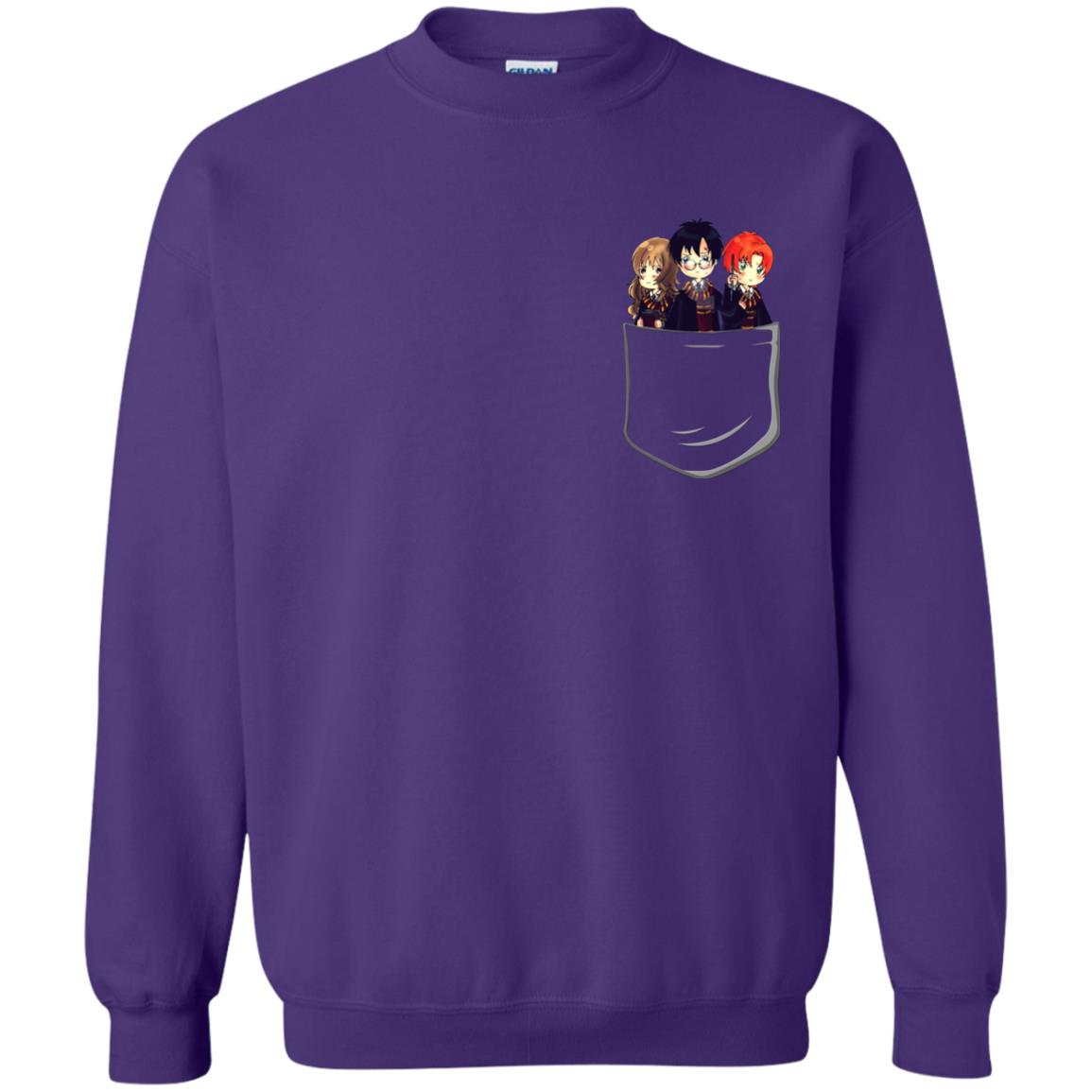 Harry Potter Pocket Movie Lover T-shirt Purple