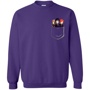 Harry Potter Pocket Movie Lover T-shirtG180 Gildan Crewneck Pullover Sweatshirt 8 oz.