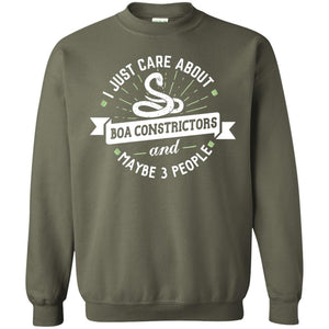 I Just Care About Boa Constrictors Boa Constrictors T-shirt