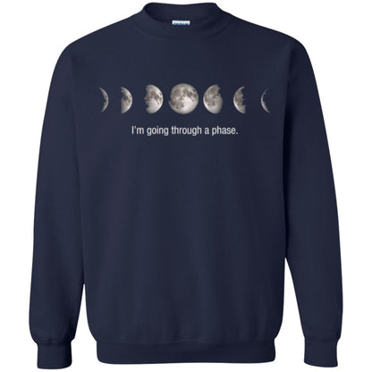 Astronomy T-shirt I_m Going Through A Phase Navy