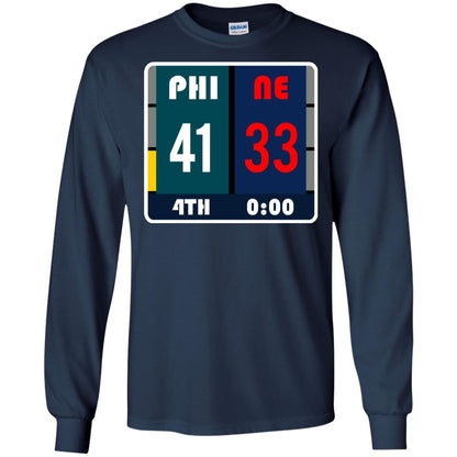 Football Philadelphia T-shirt Eagles Vs New England Navy