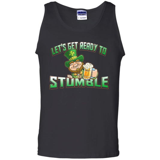 St.patrick_s Day T-shirt Let_s Get Ready To Stumble Black