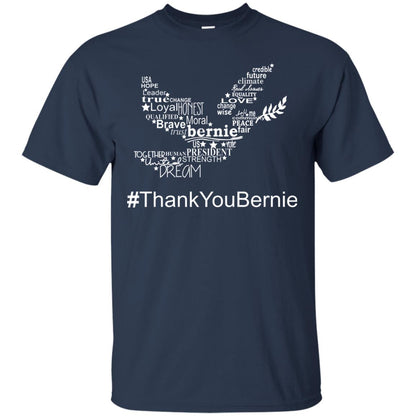 Hash Tag Thank You Bernie Shirts Navy